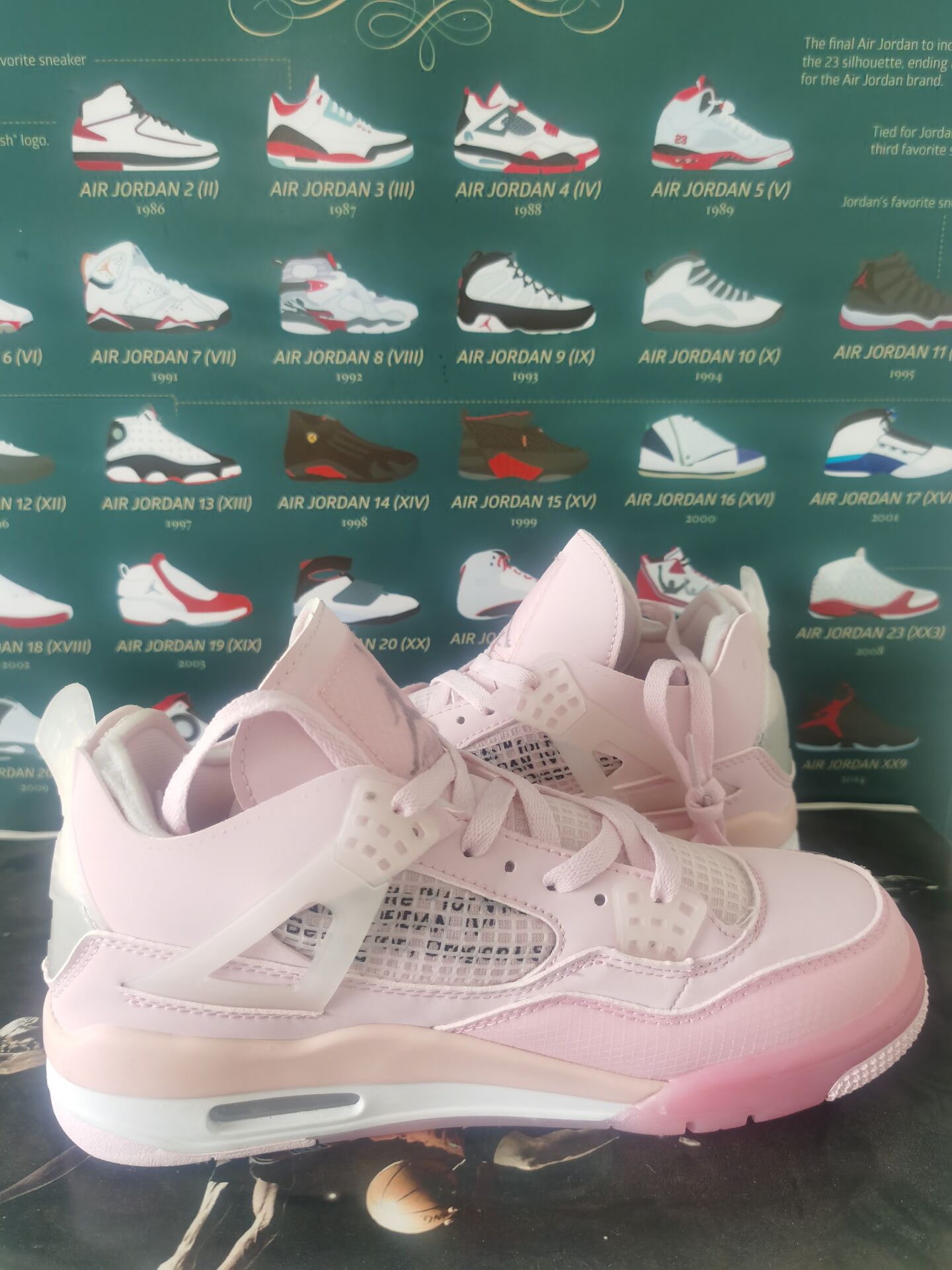 2020 Air Jordan 4 Pink Shoes For Women